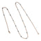 Collier Collier gouttière en or rose et blanc, diamants. 58 Facettes 27764
