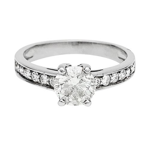 Bague 49 Bague solitaire diamants 0,80 carat 58 Facettes 30270