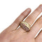 Bague 51 Bague Poiray en or jaune pavée de diamants et saphirs roses. 58 Facettes 29851