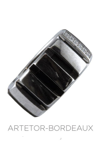 Bague 54 Bague Chaumet Classe one Or Blanc 58 Facettes 20931