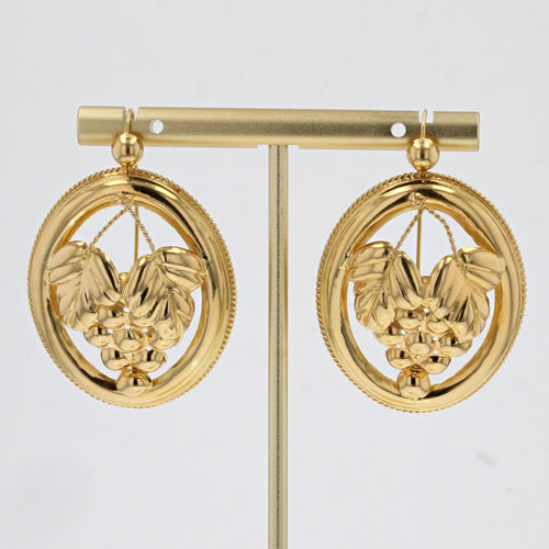 Boucles d'oreilles Boucles d'oreilles anciennes en or Créoles 58 Facettes 21-194