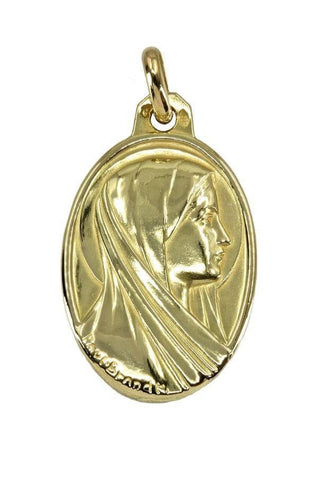 Pendentif Médaille de la Vierge 58 Facettes 34471