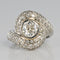 Bague 50 Bague tourbillon diamants or blanc 58 Facettes 15-269-50-1