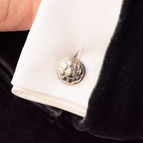 Boutons de manchette Boutons de manchettes anciens Argent 58 Facettes 19-162