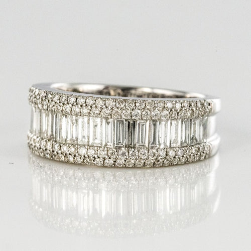 Bague 51 Bague Diamants baguettes 58 Facettes 09-010-2508506-53