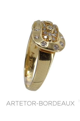 Bague 53 Bague ceinture diamants 58 Facettes 35391