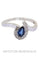 Bague 53 Bague moderne saphir et diamants 58 Facettes 32031