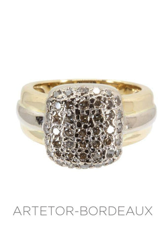 Bague 54 Bague moderne diamants 58 Facettes 35541