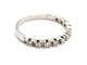 Bague 54 Bague Demie alliance Or blanc Diamant 58 Facettes 1167354CD