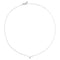Collier Collier solitaire Cartier, diamant 0,31 carat en or blanc. 58 Facettes 30113