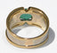 Bague Bague jonc or jaune, tourmaline et diamants baguettes 58 Facettes 0