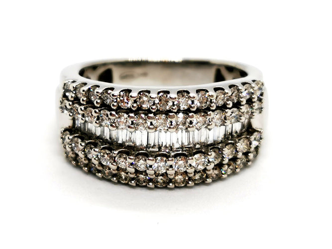 Bague 50 Bague Or blanc Diamant 58 Facettes 1157613CN