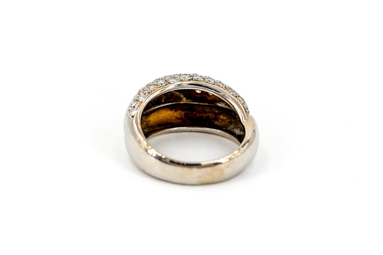 Bague 55 Bague Or blanc Diamant 58 Facettes 05477CD