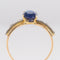 Bague 58 Bague ancienne saphir diamants 58 Facettes 20-092-52