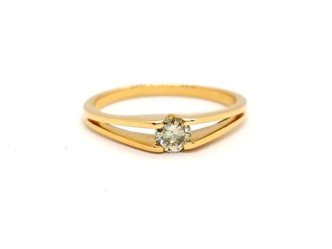 Bague 52 Bague Solitaire Or jaune Diamant 58 Facettes 758208CN