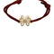 Bracelet Bracelet O.J. Perrin, "Féerie de Légendes", or jaune sur cordon. 58 Facettes 30341