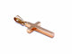Pendentif Becker Pendentif Croix Or jaune 58 Facettes 951839CD