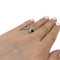 Bague 52 Bague Cartier Collection C en or blanc, diamants et émail noir. 58 Facettes 30036