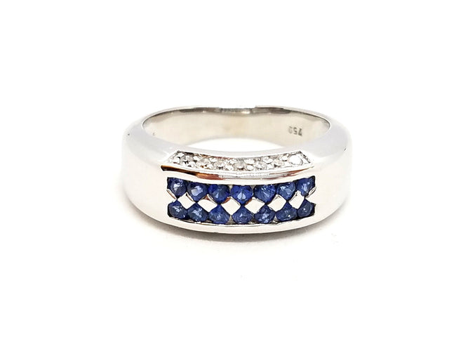 Bague 53 Bague Or blanc Diamant 58 Facettes 718105CN