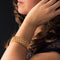 Bracelet Bracelet or jaune nids d'abeilles 58 Facettes 19-542