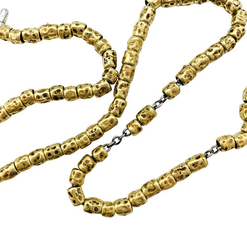 Collier Collier Dodo, "Granelli", or jaune et argent. 58 Facettes 30607