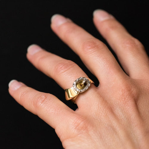 Bague 49 Bague ancienne ceinture Diamants 58 Facettes CV8-4031958-49-1