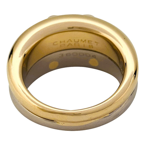 Bague 56 Bague Chaumet, "Liens", deux ors et diamants. 58 Facettes 29871