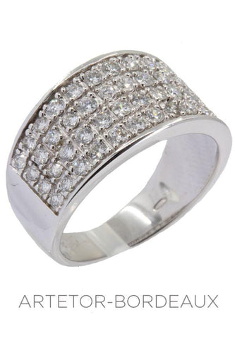 Bague 55 Bague moderne diamants 58 Facettes 32131