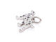 Pendentif Dodo Pomellato Pendentif Dalmatien Dalmatien Or blanc Diamant 58 Facettes 00730CN