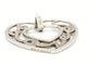 Pendentif Repossi Pendentif Love Or blanc Diamant 58 Facettes 00041GD