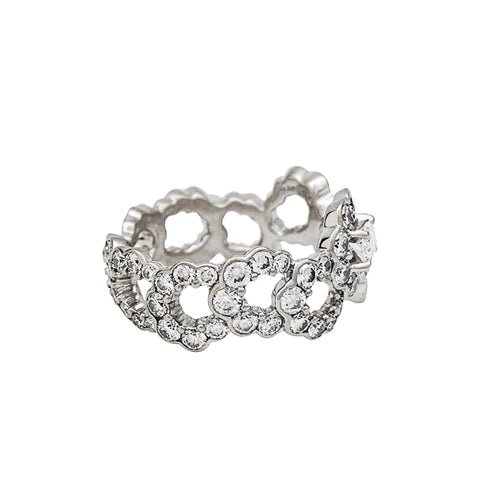 Bague 51 Bague Dior "Archi" en or blanc et diamants. 58 Facettes 30218