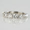 Bague 55 Bague or blanc 5 diamants 58 Facettes 18-144-55