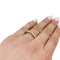 Bague 52 Alliance Buccellati 2 ors 750/000, modèle "Fusi", diamants. 58 Facettes 30247