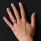 Bague 52 Bague ronde plate diamants taille ancienne 58 Facettes 19-289-55