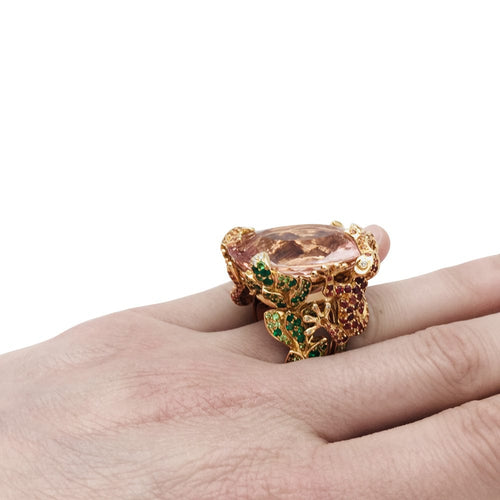Bague 58 Bague de cocktail Dior, collection "Incroyables et Merveilleuses", modèle "Salamandre". 58 Facettes 28399