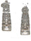 Boucles d'oreilles Boucles d'oreilles en platine et diamants 58 Facettes 0