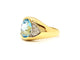 Bague 57 Bague Or jaune Topaze 58 Facettes 750307CN
