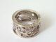 Bague 54 Van der Bauwede Bague Lierre Or blanc Diamant 58 Facettes 00044GD