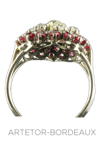 Bague 57 Bague  diamants 70' 58 Facettes 18611