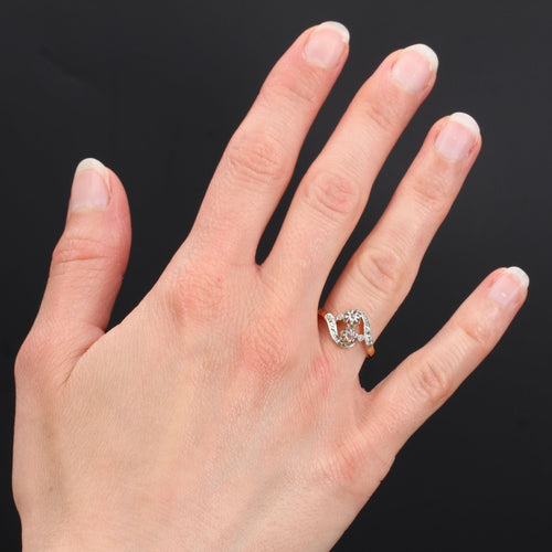 Bague 51 Bague ancienne toi et moi diamants 58 Facettes 21-171-51