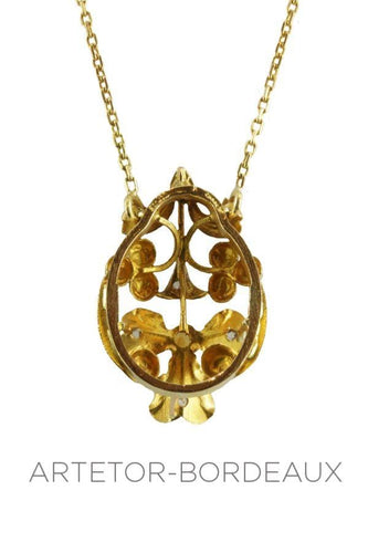 Collier Collier art nouveau 58 Facettes 21141