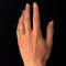 Bague 51 Bague tank or jaune 3 diamants 58 Facettes 20-153-54