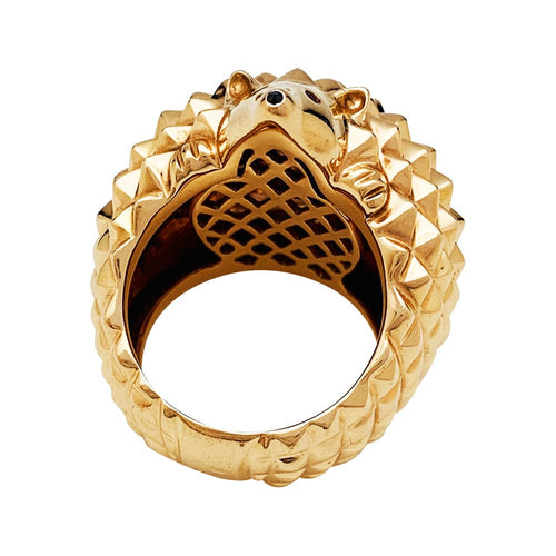Bague 53 Bague Boucheron, "Hans le Hérisson", or rose. 58 Facettes 30235
