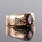 Bague 61 Bague jonc grenat or rose 58 Facettes 20-195-57