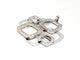 Pendentif Dinh Van Pendentif Impression Or blanc Diamant 58 Facettes 00036GD