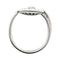 Bague 46 Bague Cartier "Amulette" or blanc et diamants 58 Facettes 30300