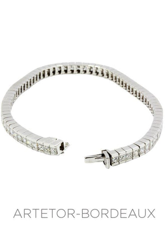 Bracelet Ligne moderne diamants 58 Facettes 31151