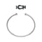 Bracelet Bracelet Fred "Force 10" moyen modèle en or blanc et diamants noirs. 58 Facettes 29903