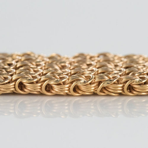 Bracelet Bracelet ancien maille tressée ajourée 58 Facettes 19-232