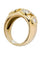 Bague Bague jonc diamants serti clos 58 Facettes 36781